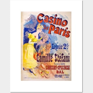 Vintage Advertising Poster  France Casino de Paris Posters and Art